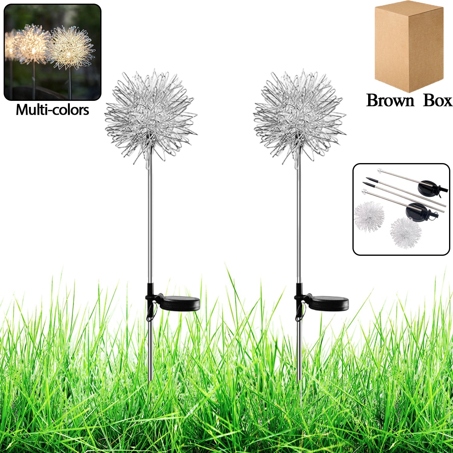 Solar Powered Dandelion Garden Lights Solar Powered Dandelion Garden Lights